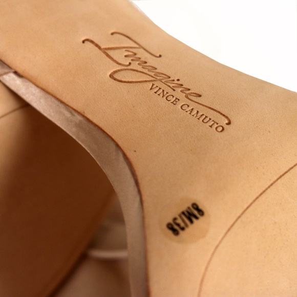 Vince Camuto Satin Heels Size 8 – Elegant Event / Bridal / Evening Sandal - Picture 6 of 8